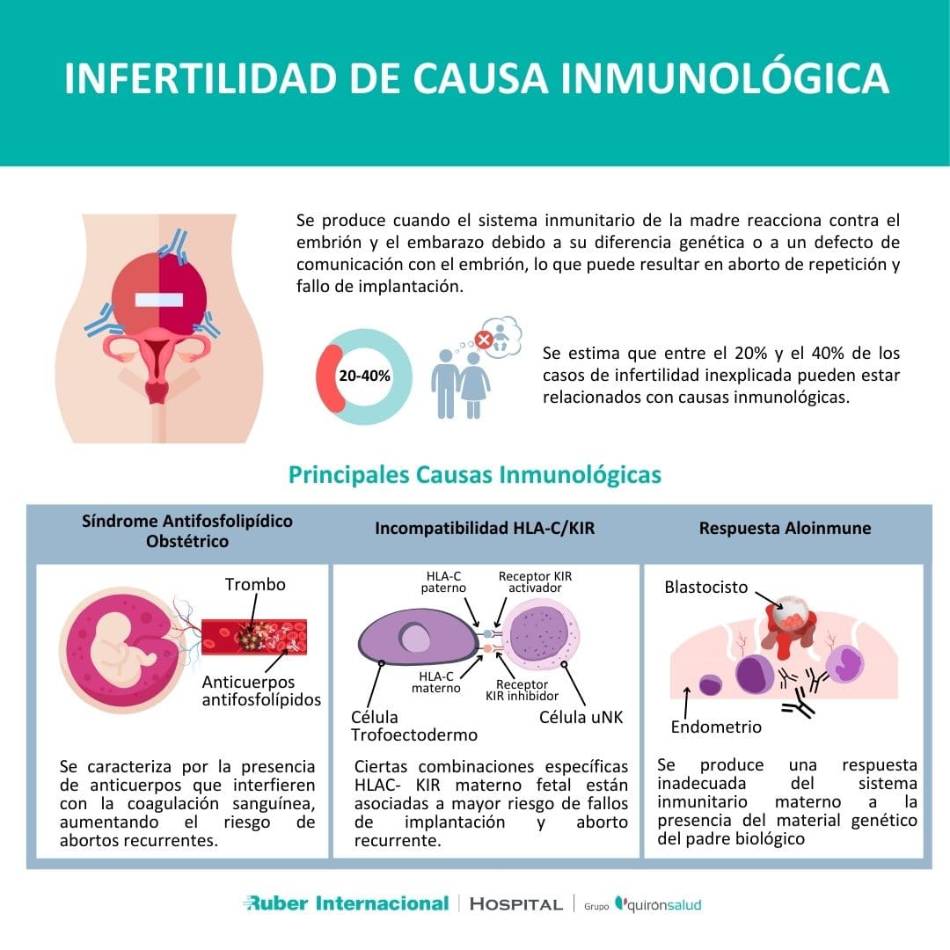 Infertilidad de causa inmunológica que es y diagnostico