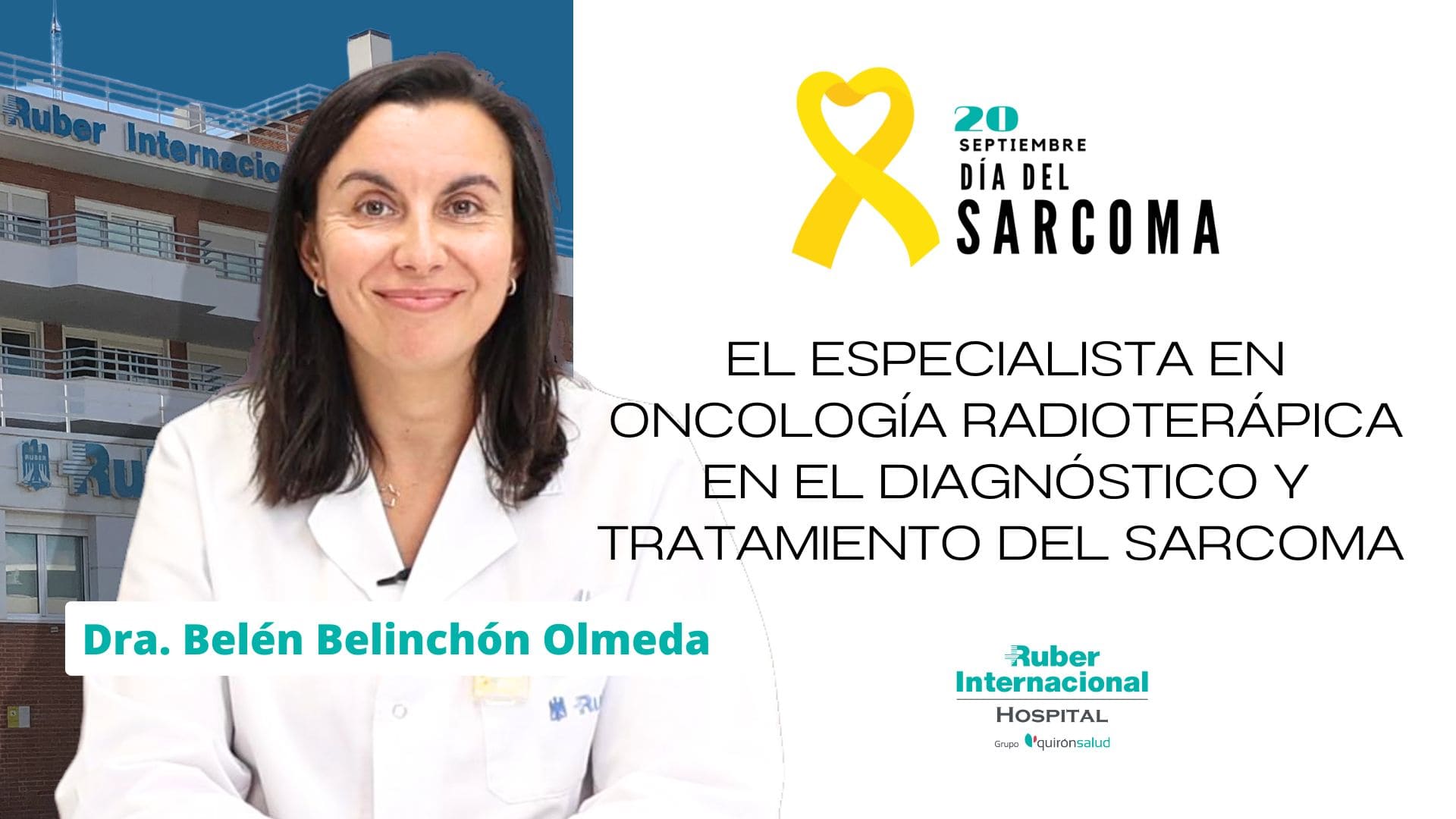 día nacional del sarcoma oncologia radioterapica. Este enlace se abrirá en una ventana nueva