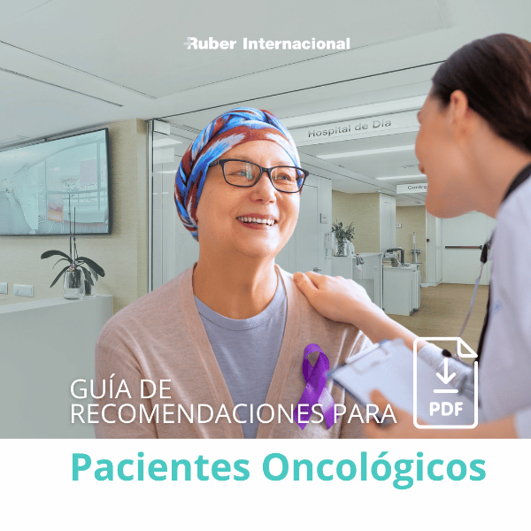 Guía de Recomendaciones para pacientes oncológicos. This link opens in a popup window