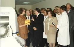 La Princesa Christina de Suecia inauguraba el 17 de junio de 1993 la Unidad de Radiocirugía Gamma.